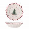 Bloomingville CHRISTMAS NAIVE Świąteczna Miska 20 cm / Biała